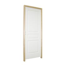 Bloc-porte prépeint alvéolaire postformé 63x204cm gauche